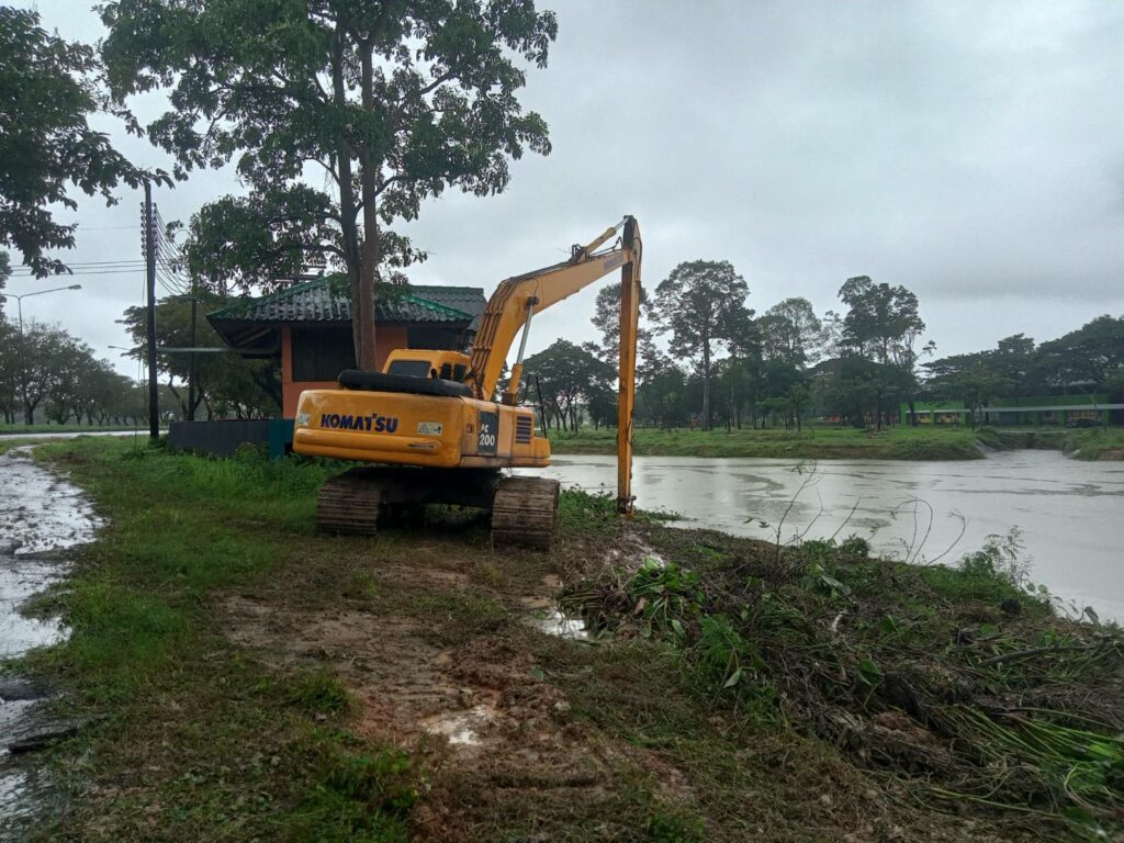 การจัดการพื้นที่่จากพายุฝน