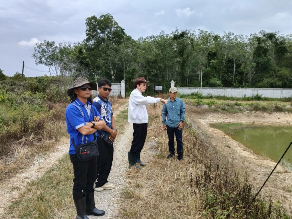 อธิการบดีลงพื้นที่สำรวจ ณ ศูนย์สมาร์ทฟาร์ม