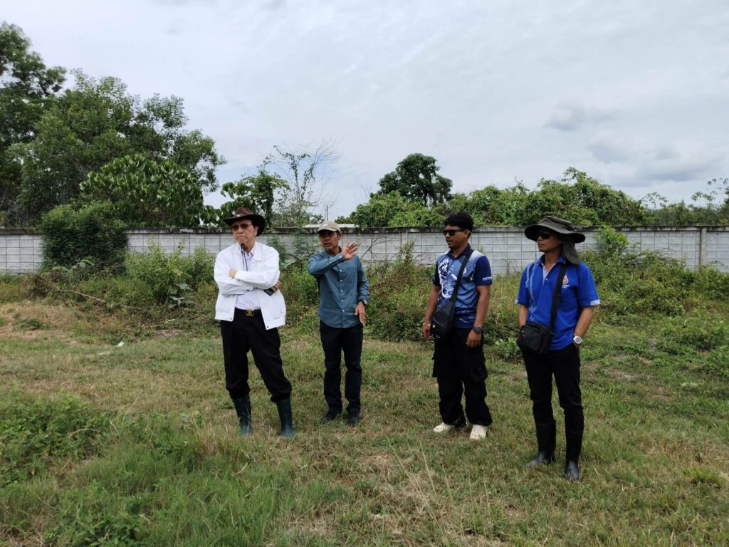 อธิการบดีลงพื้นที่สำรวจ ณ ศูนย์สมาร์ทฟาร์ม